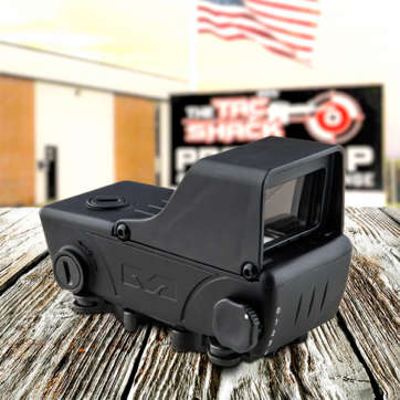 red dot sight on table with tac shack webinar